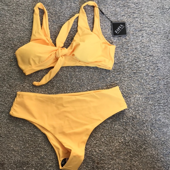 Yellow bathing suit. - Picture 2 of 4